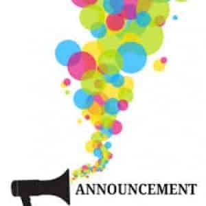 Announcement