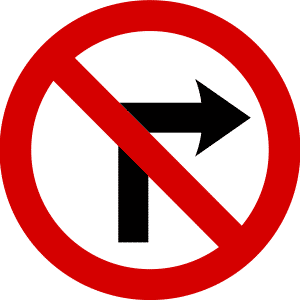 turn right
