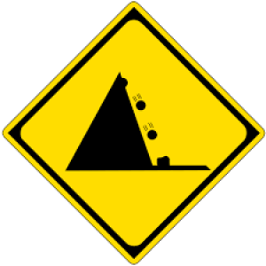 falling stone