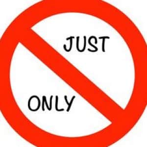 Penggunaan-Just-Only