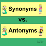 synonym antonym