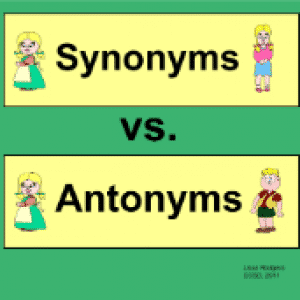 synonym-antonym