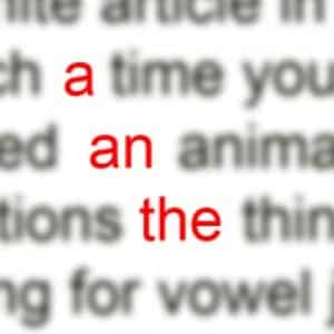 a-an-the