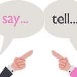 say-tell
