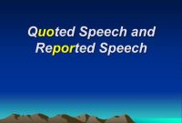 speech