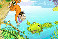The Monkey and the Crocodile